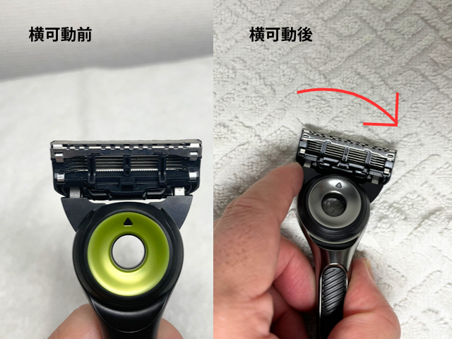 ジレットラボ 横可動