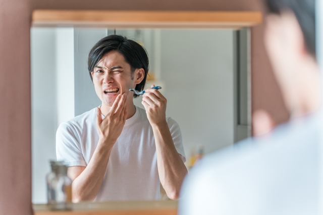 ひげそり　肌トラブル